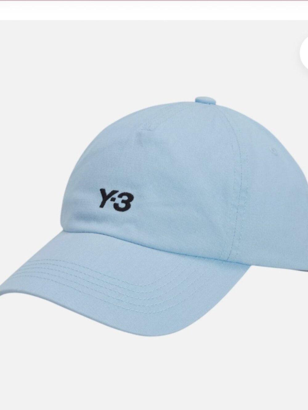 Adidas Y-3 Yohji Yamamoto Blue Dad Cap Baseball Hat BRAND NEW